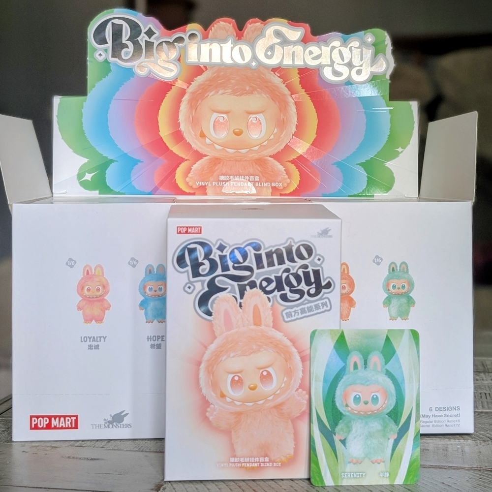 Labubu Big Into Energy - Serenity - Sealed Bag